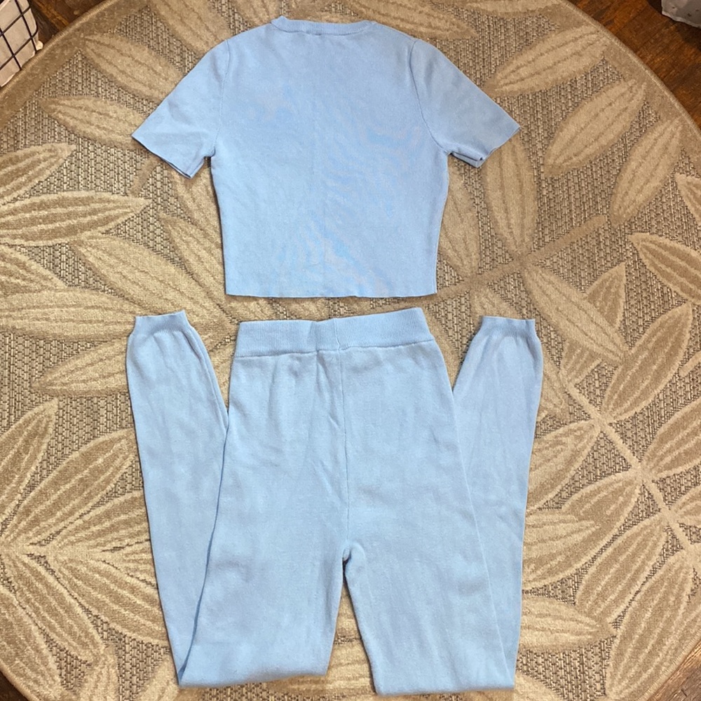 Knit Ribbed Pants Set - Picture 4 of 6